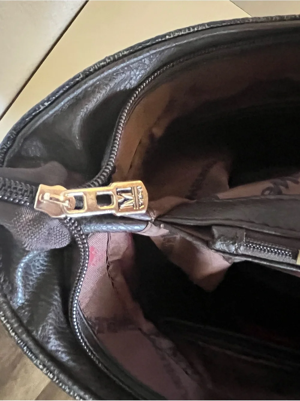 Montana West Brown Checker Tote with Gold Chain Straps